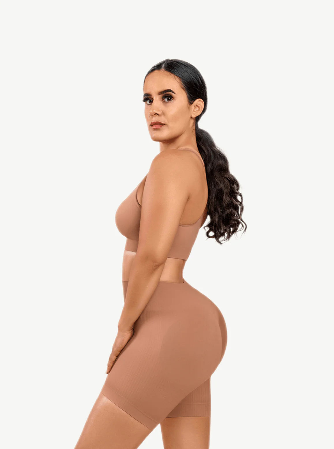 Seamless Shaping Sportswear Biker Shorts Set