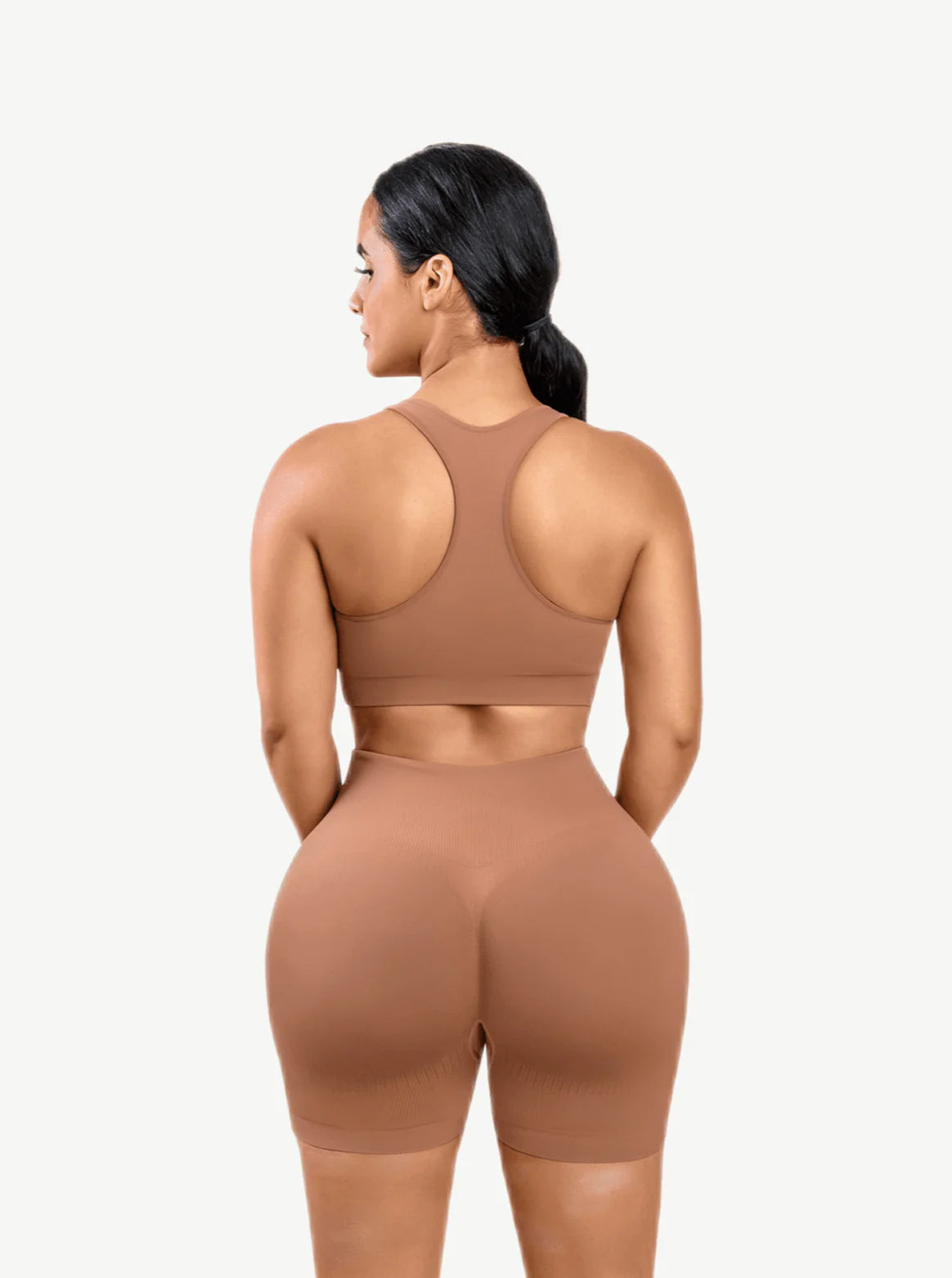 Seamless Shaping Sportswear Biker Shorts Set