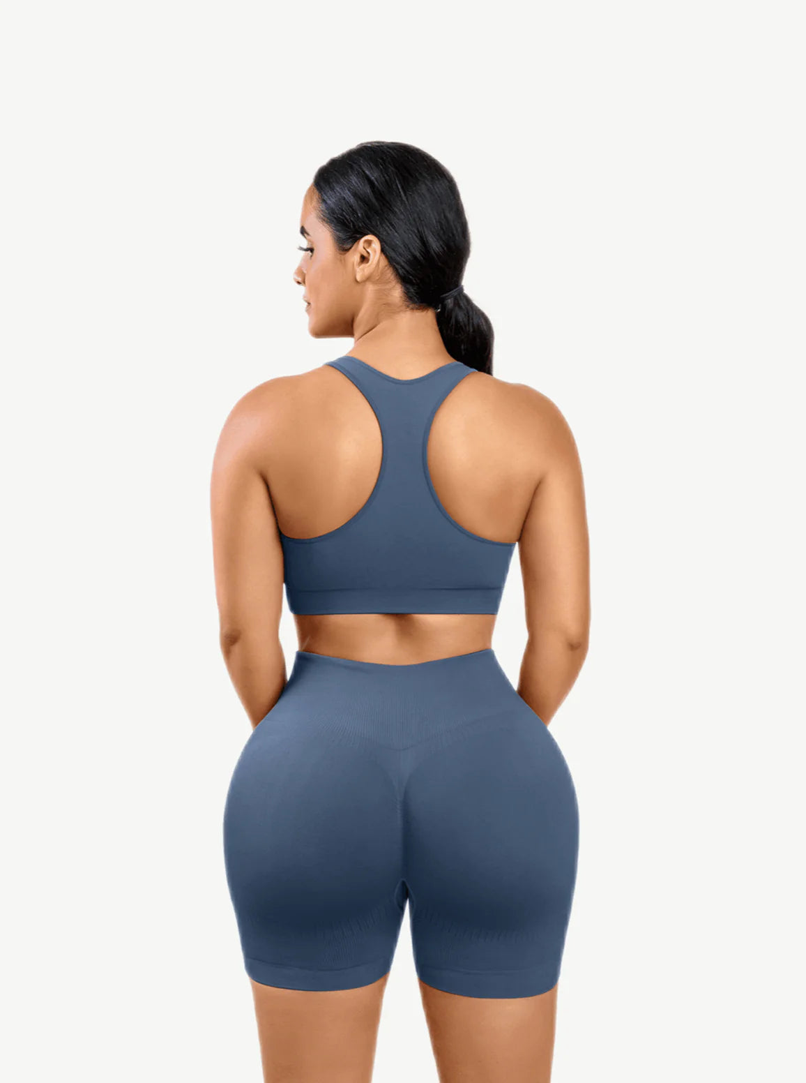 Seamless Shaping Sportswear Biker Shorts Set