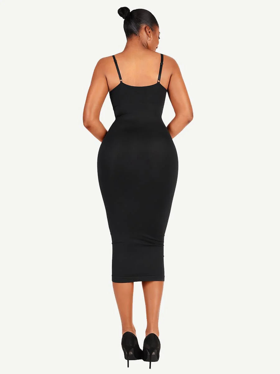 Seamless Shaping Spaghetti Strap Dress