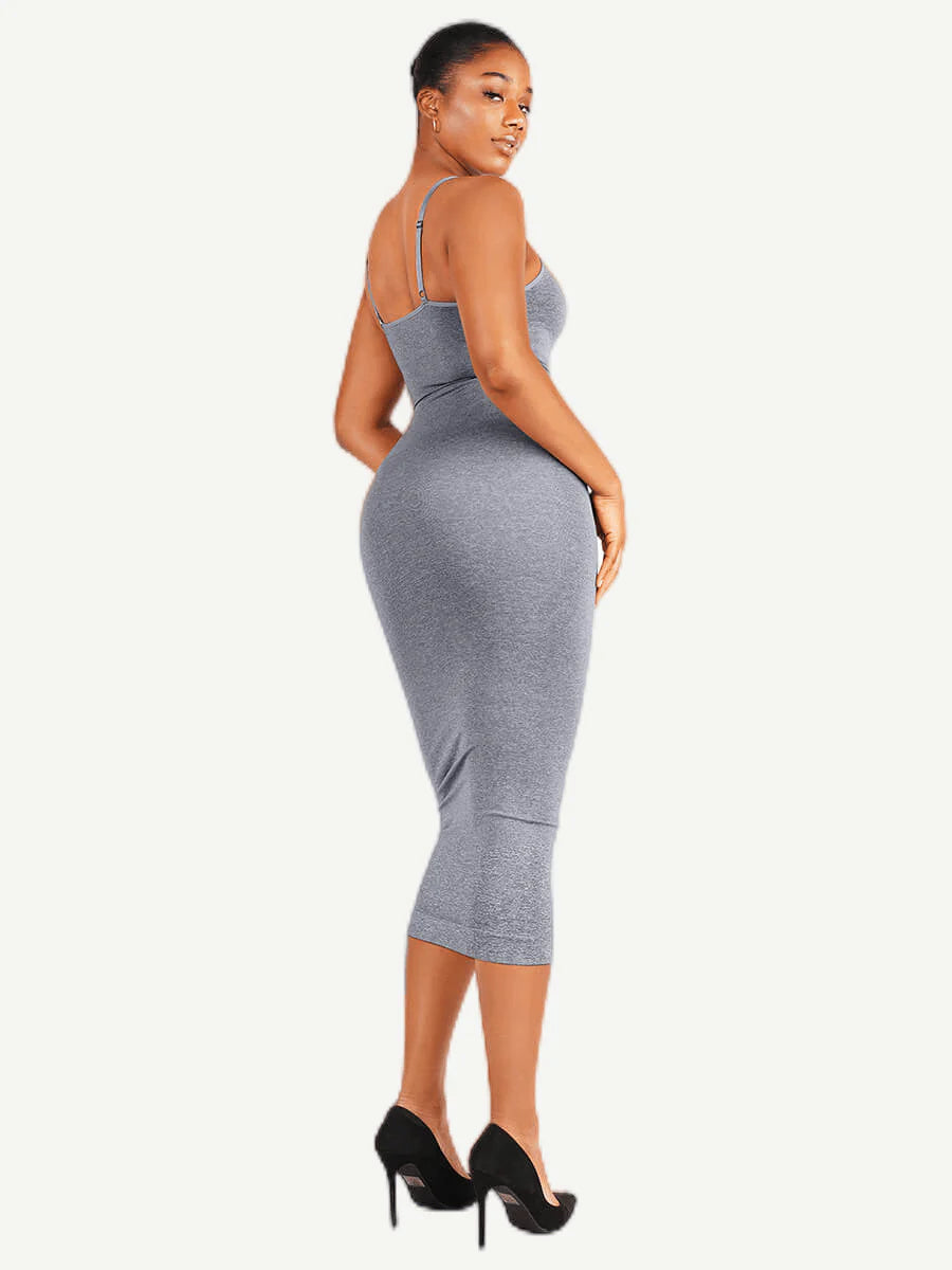 Seamless Shaping Spaghetti Strap Dress