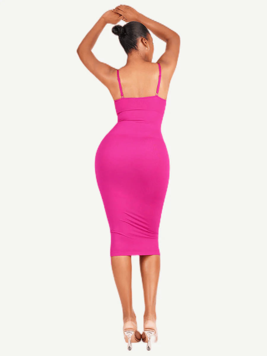 Seamless Shaping Spaghetti Strap Dress