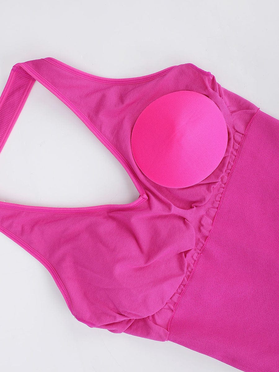 Vestido halter moldeador sin costuras