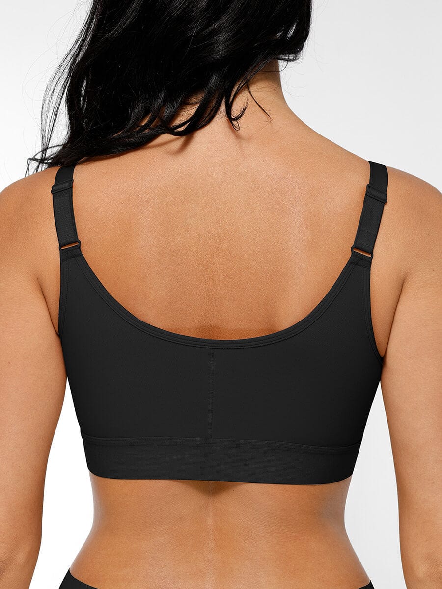 Wireless Front Closure Back Smoothing Bra