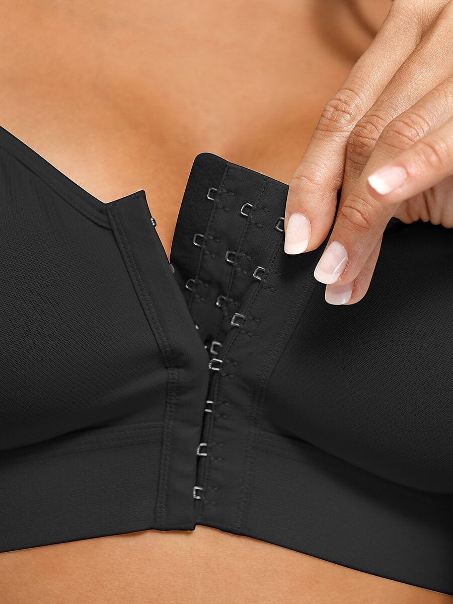Wireless Front Closure Back Smoothing Bra