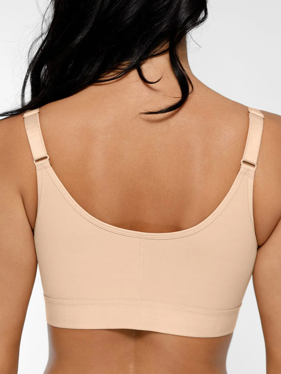 Wireless Front Closure Back Smoothing Bra