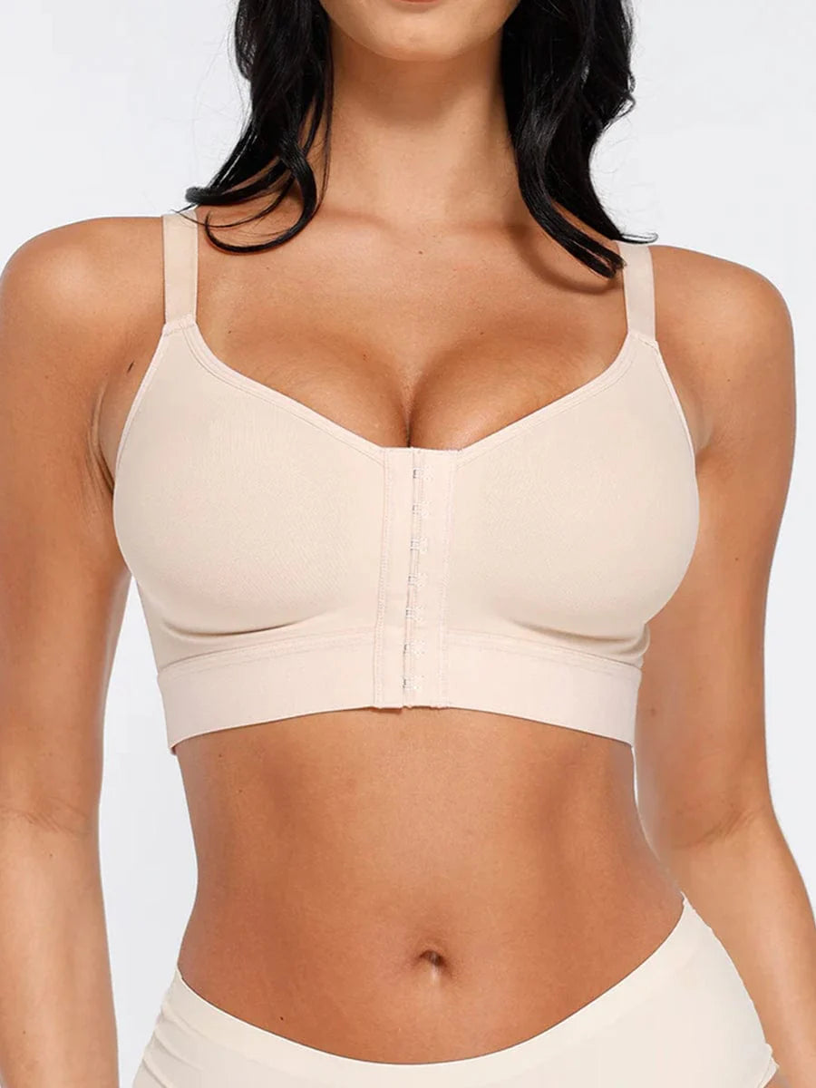 Wireless Front Closure Back Smoothing Bra