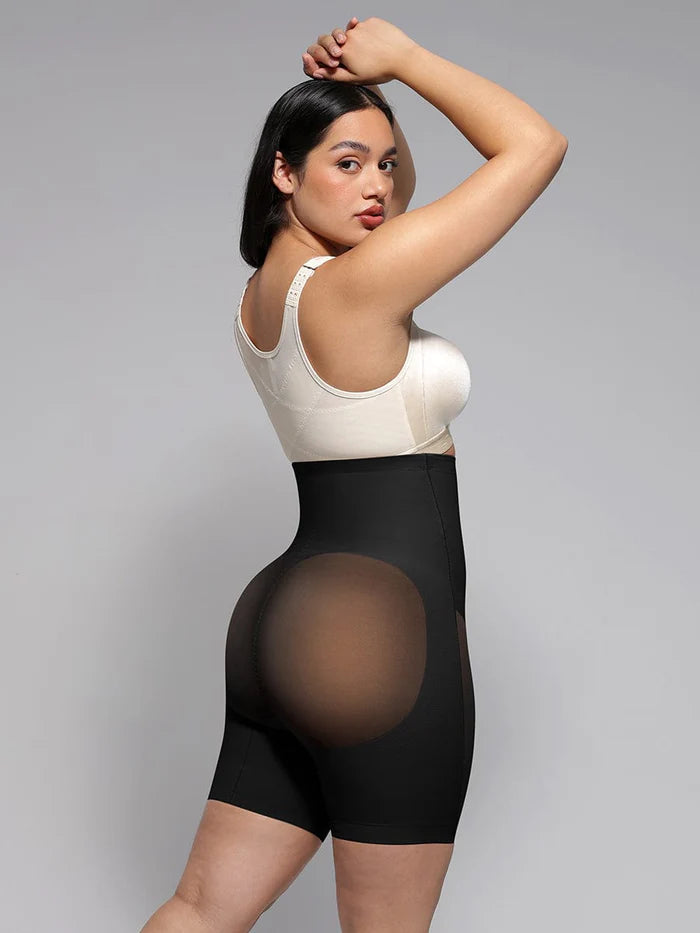 Mesh Tummy Control High Waisted Butt Lifter