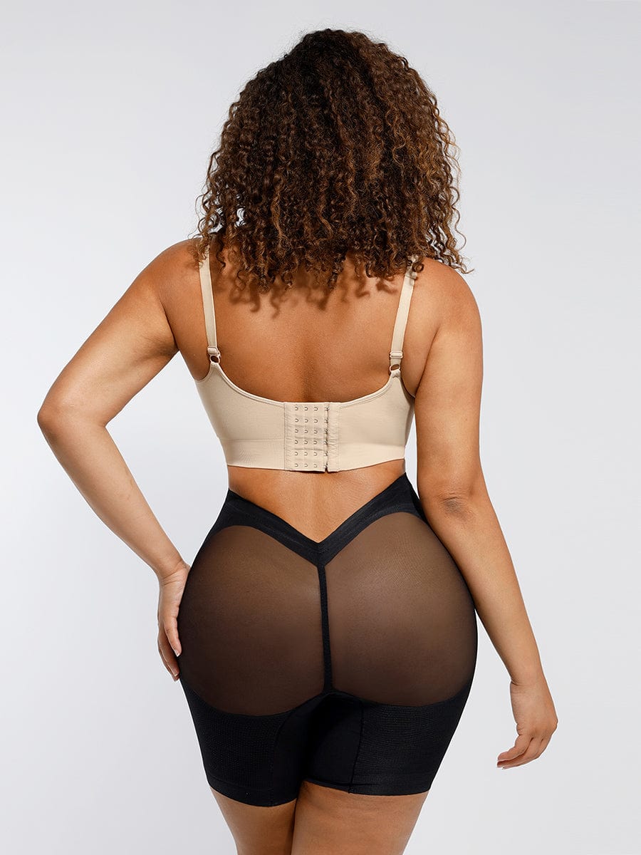 Mesh Tummy Control Low-Back Butt-Lifter