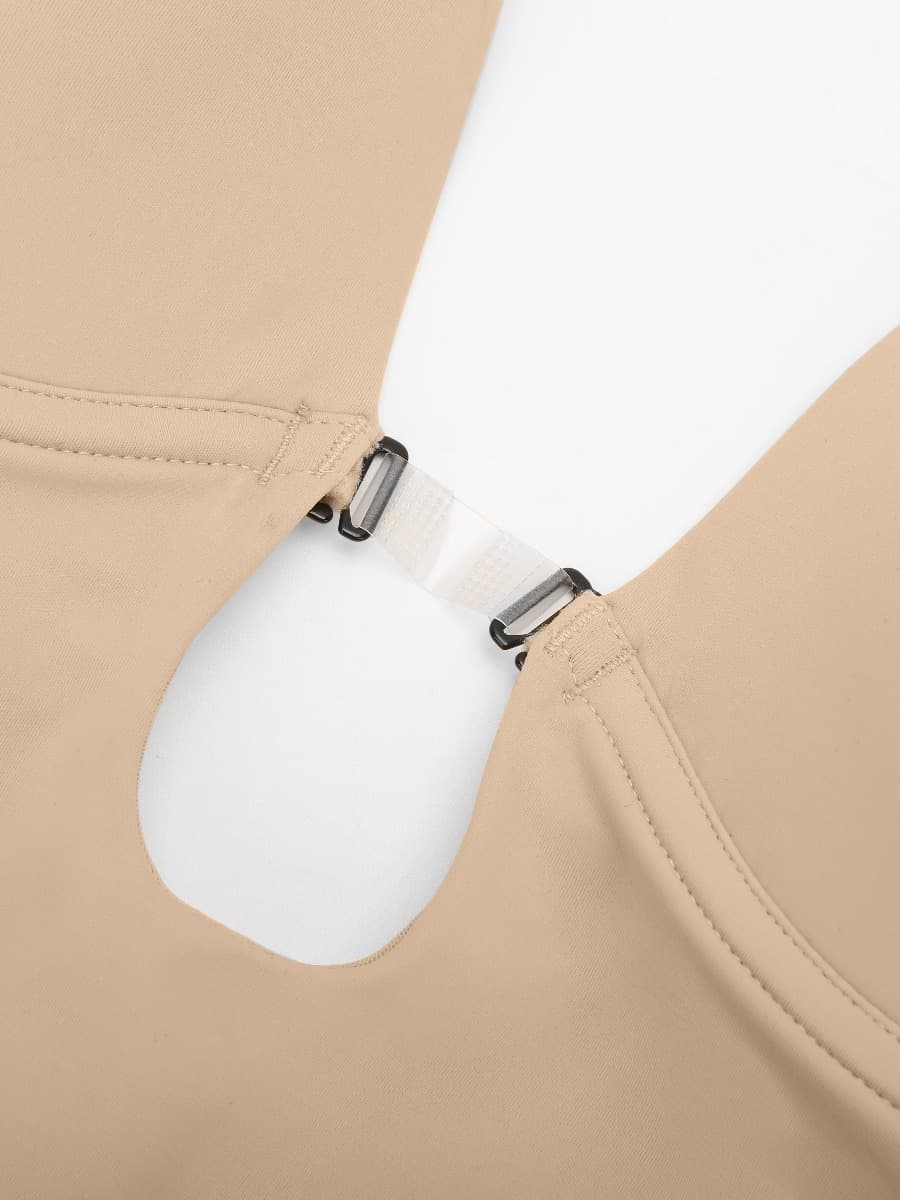 Plunge Low-Back Shaper Bodysuit