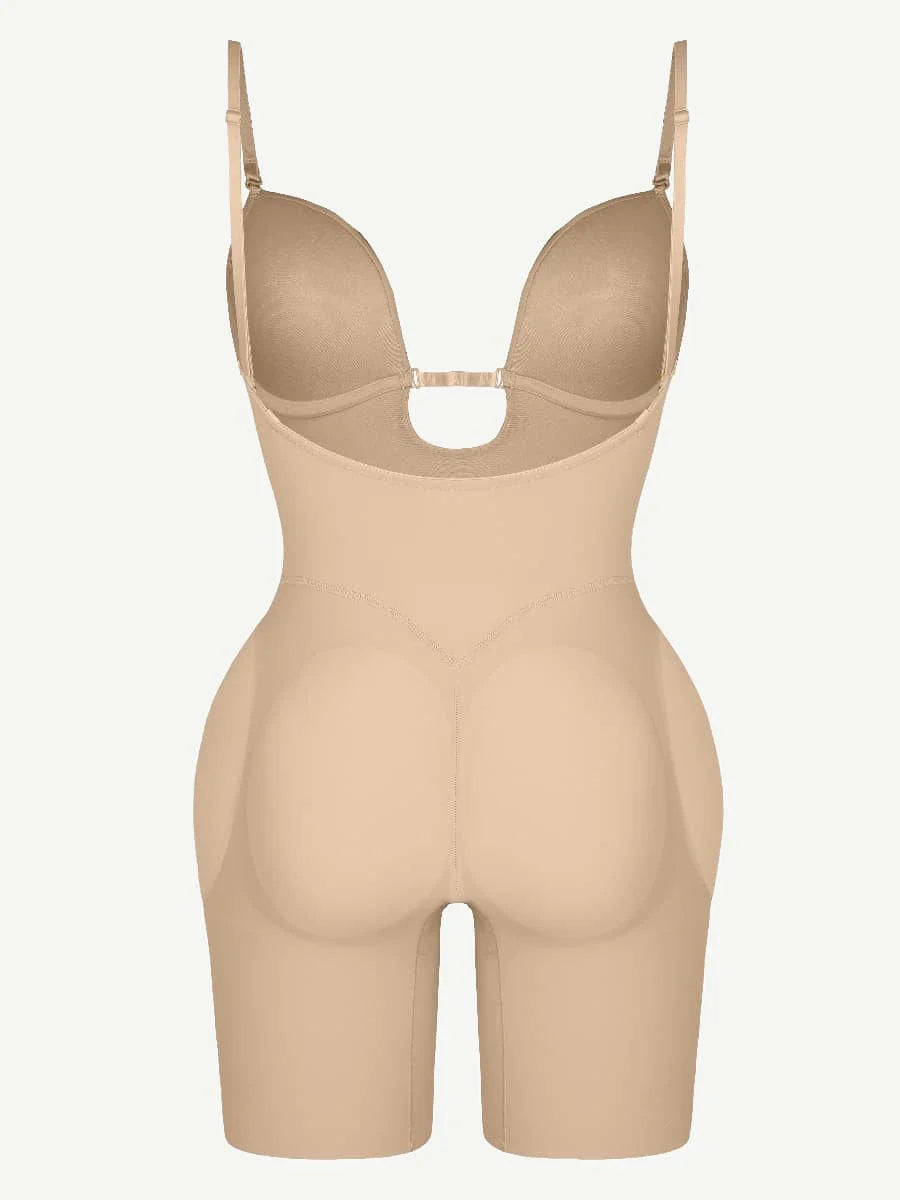 Plunge Low-Back Shaper Bodysuit