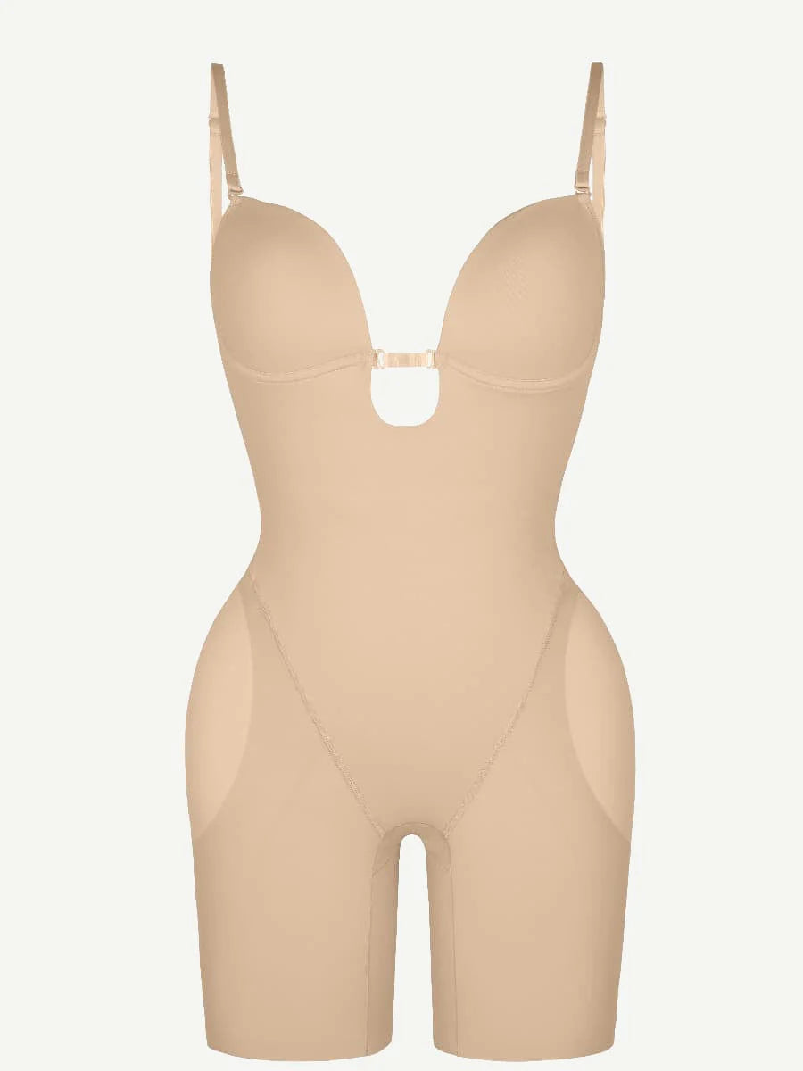 Plunge Low-Back Shaper Bodysuit