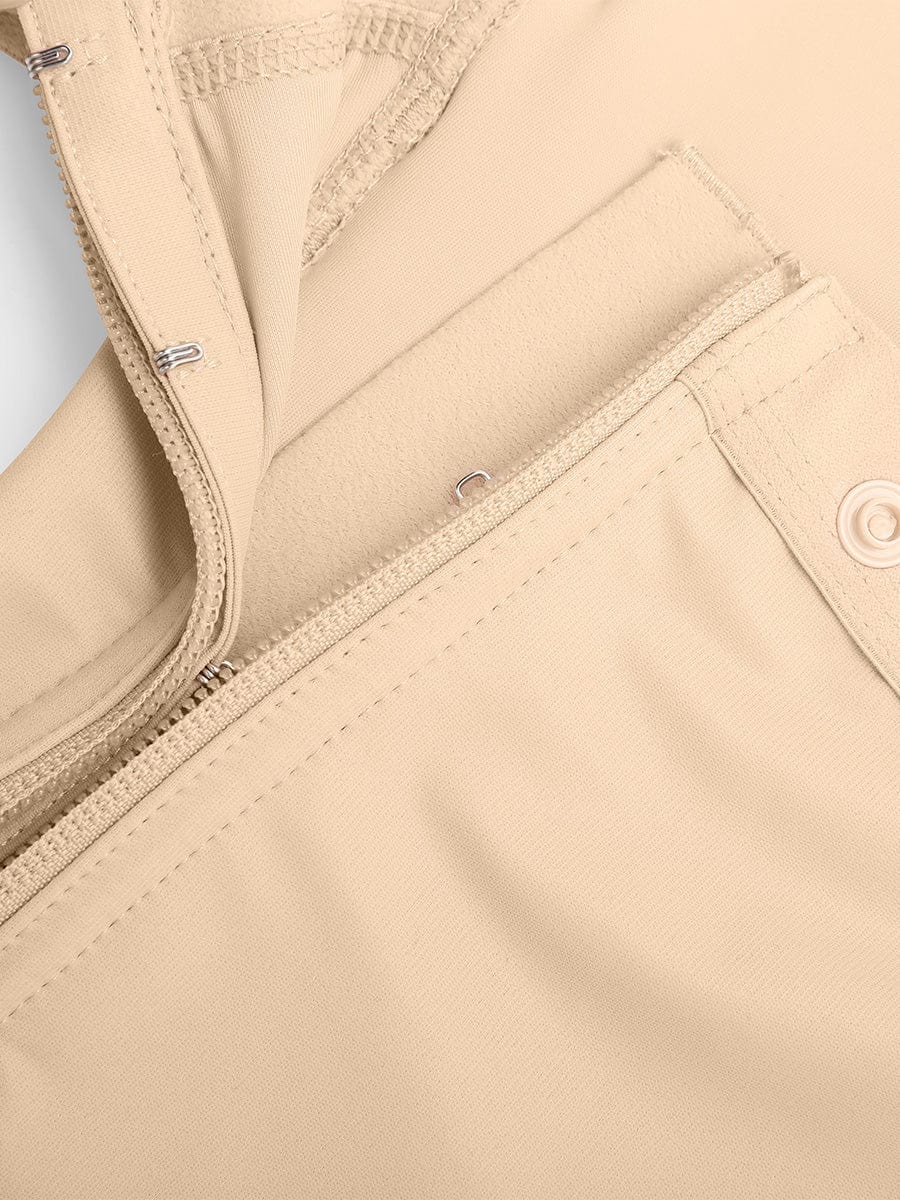 Faja moldeadora de cuerpo completo con cremallera lateral