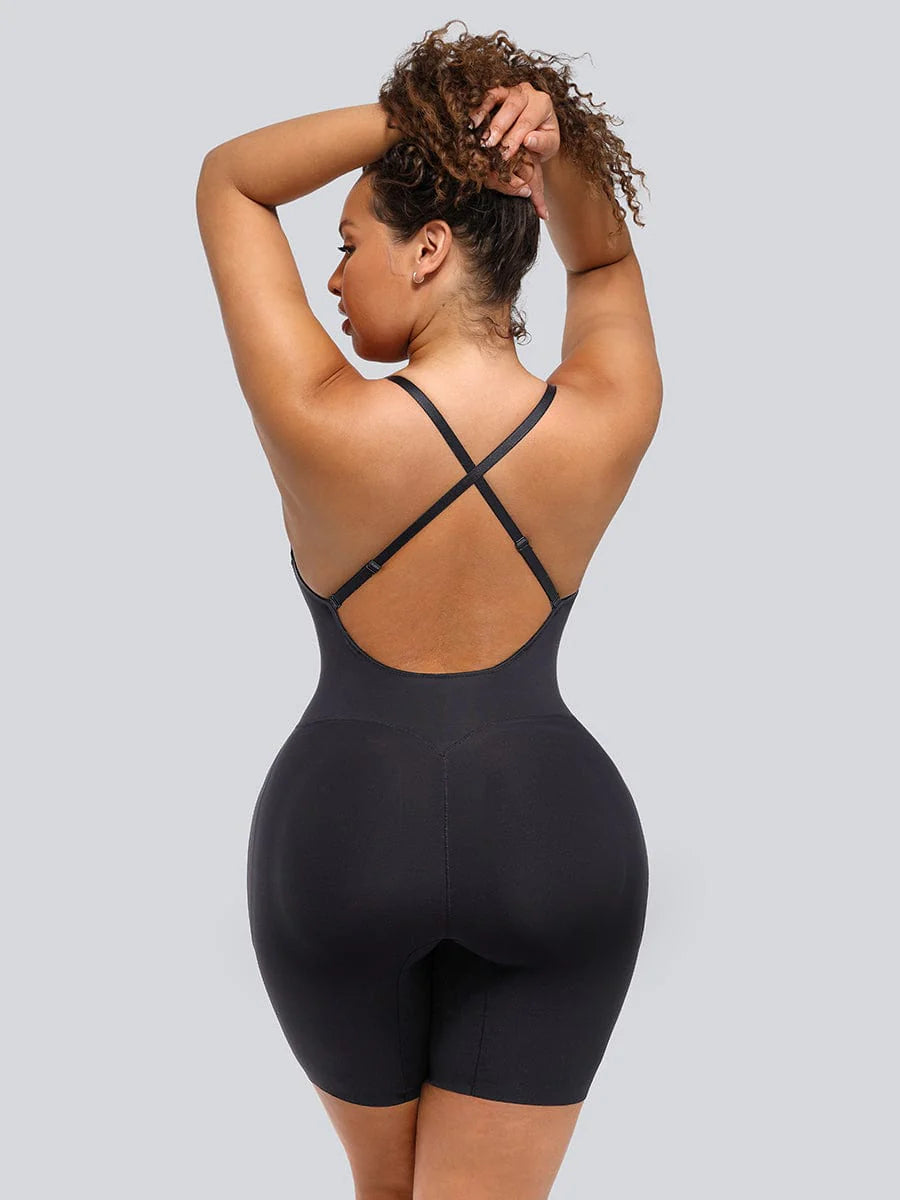 Plunge Low-Back Shaper Bodysuit