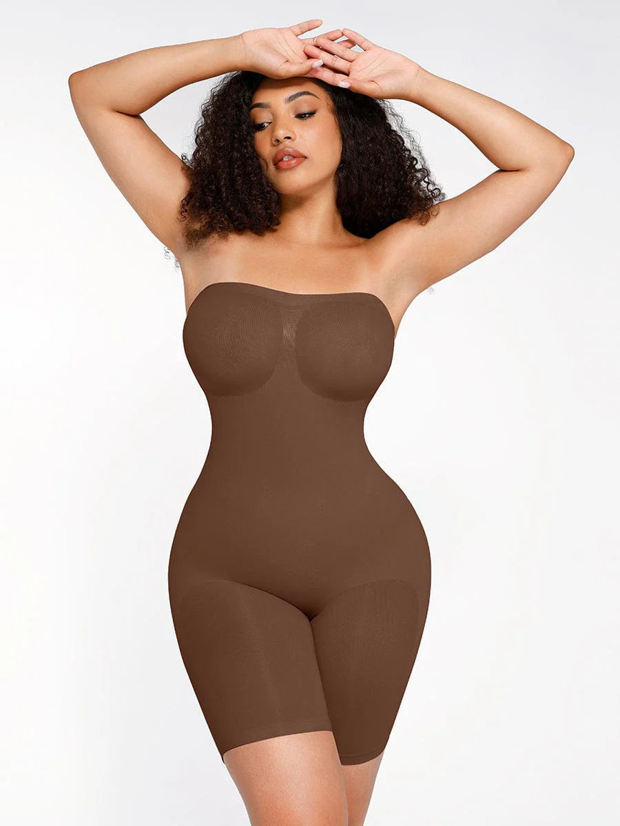 Seamless Sculpting Strapless Shaper Bodysuit
