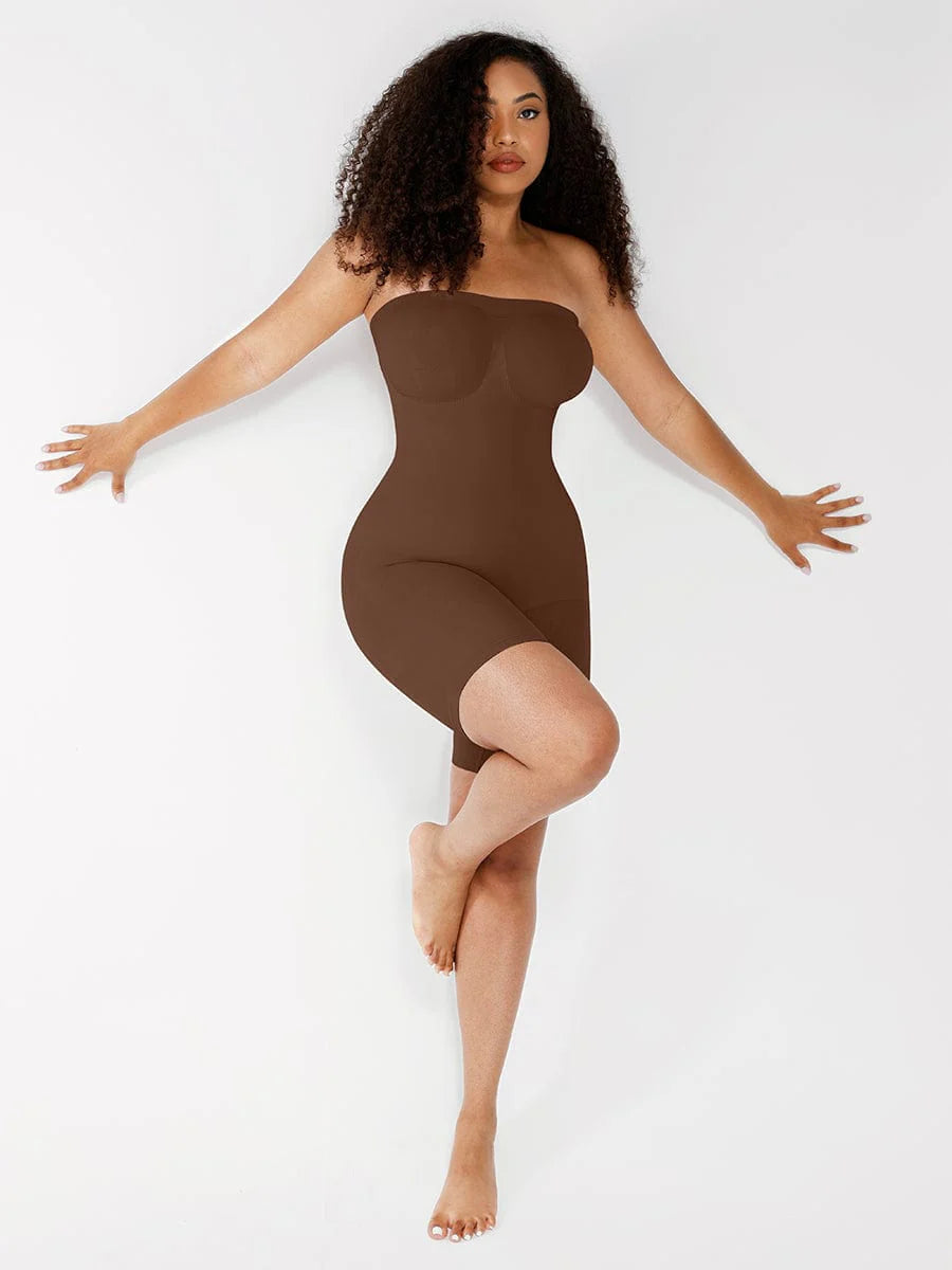 Seamless Sculpting Strapless Shaper Bodysuit