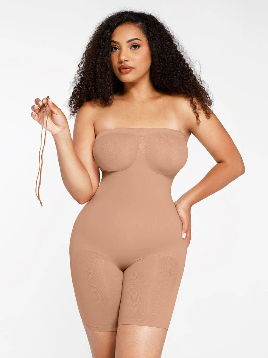 Seamless Sculpting Strapless Shaper Bodysuit