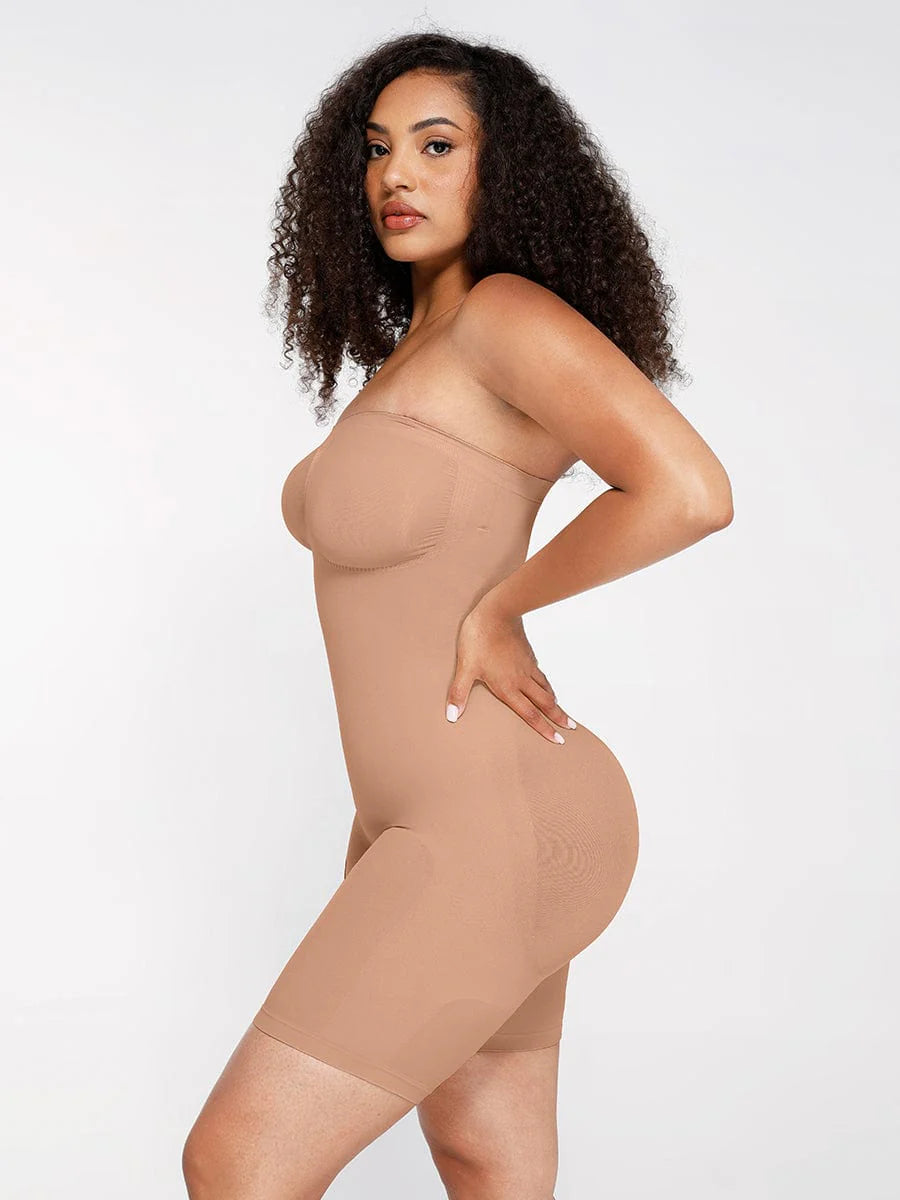 Seamless Sculpting Strapless Shaper Bodysuit