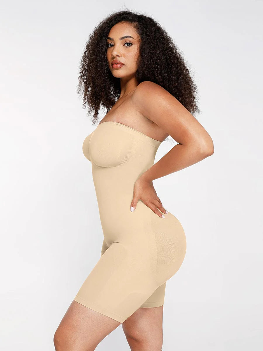 Seamless Sculpting Strapless Shaper Bodysuit