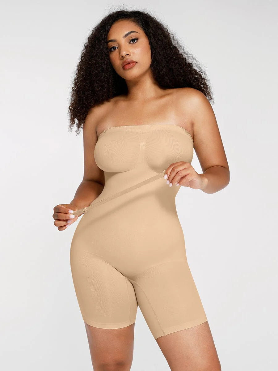 Seamless Sculpting Strapless Shaper Bodysuit
