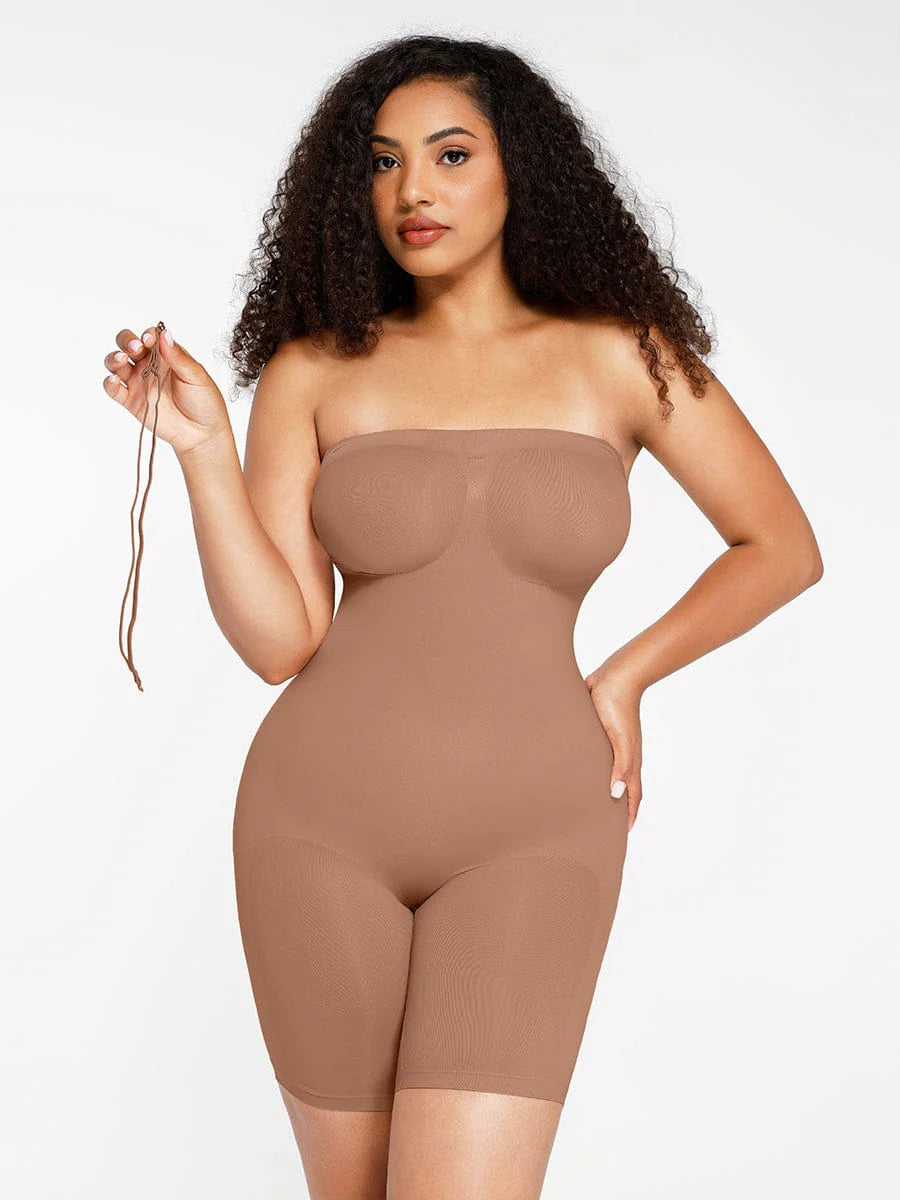 Seamless Sculpting Strapless Shaper Bodysuit