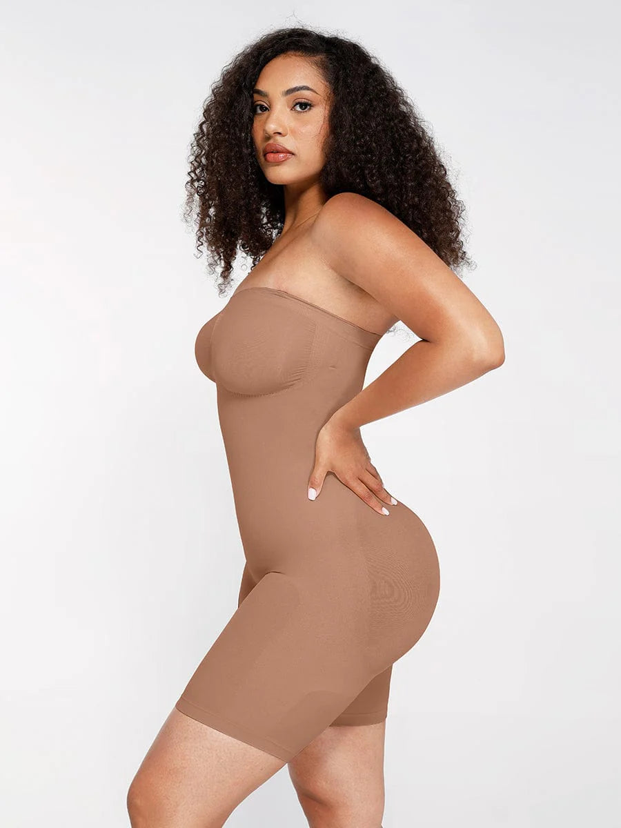 Seamless Sculpting Strapless Shaper Bodysuit