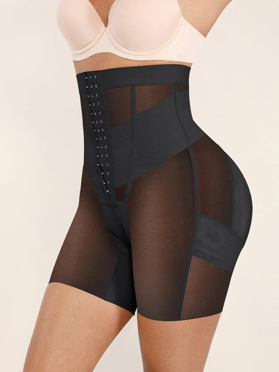 Mesh Waist and Abdomen Control Butt Lifter