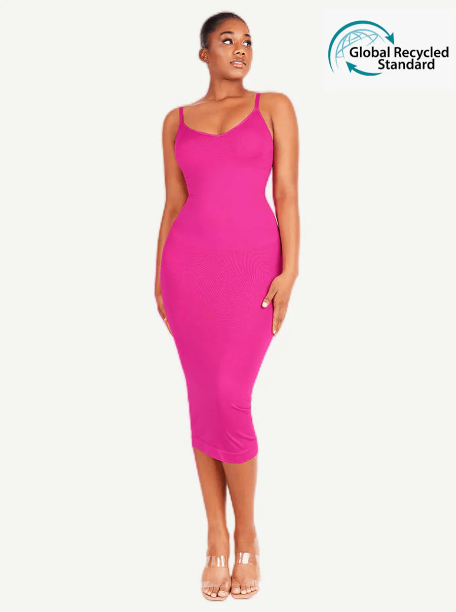 Seamless Shaping Spaghetti Strap Dress