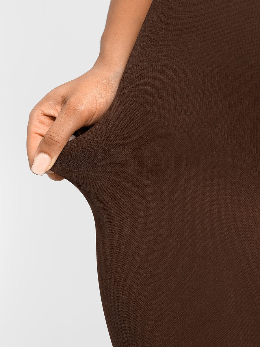 Mono acampanado con espalda en U moldeador sin costuras