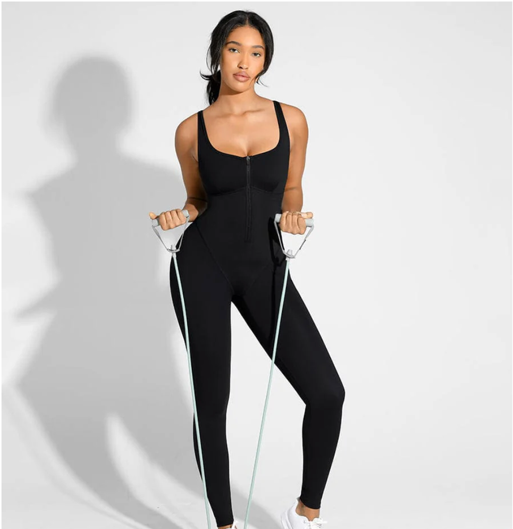 Body Shaping Sauna Compression Jumpsuit