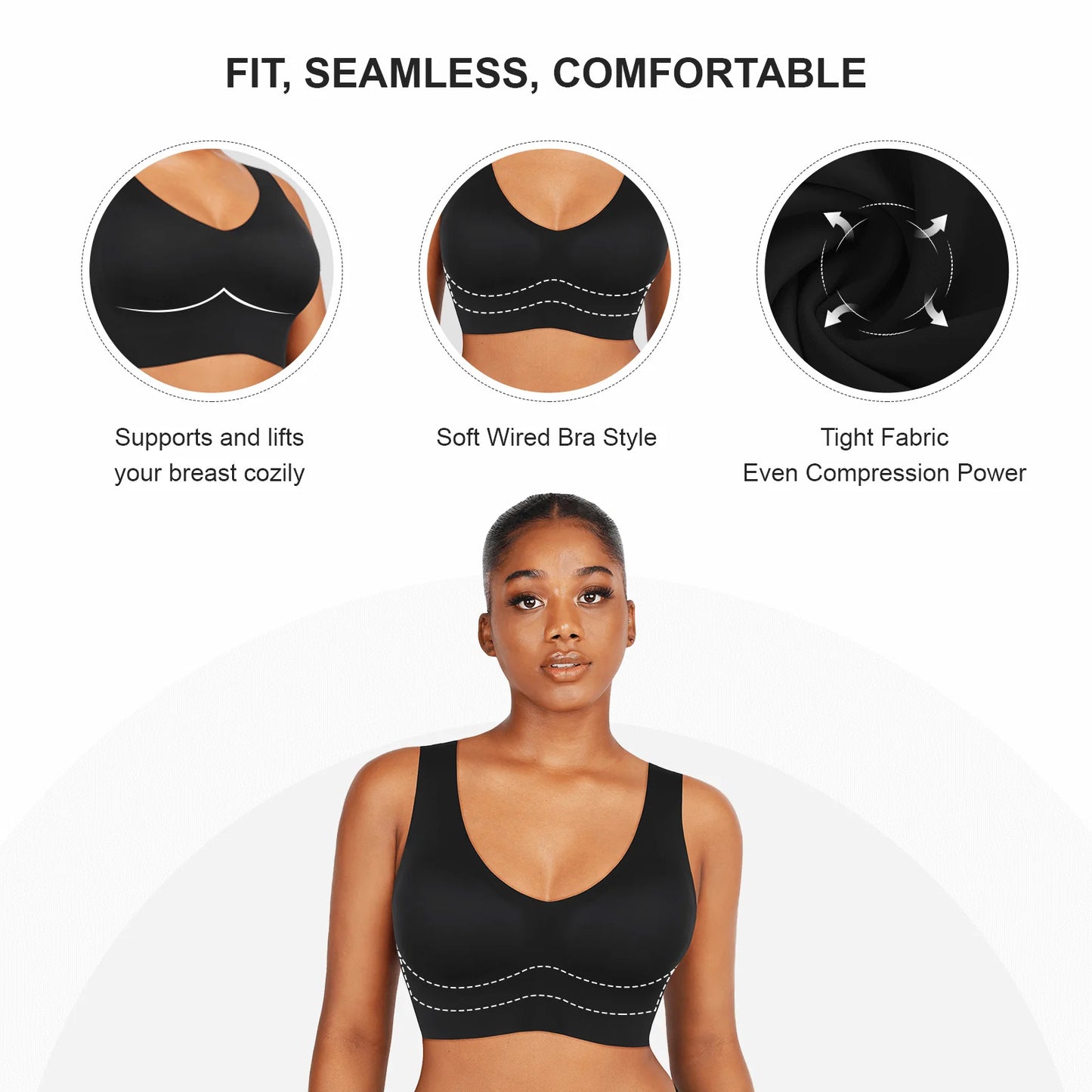 Seamless Back Smoothing Bra