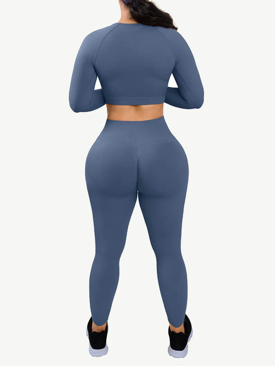 Long Sleeve Seamless Shaping Sportswear Set