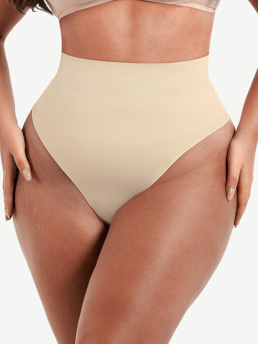 Mid-Rise Tummy Control Shaping Thong