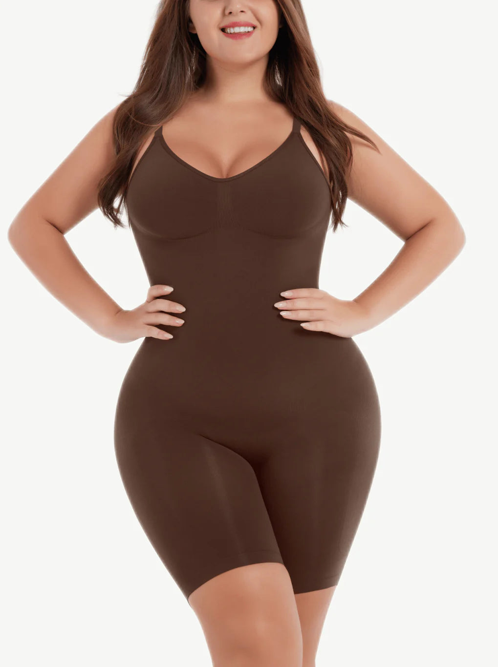 Seamless Shaper Open Back Bodysuit