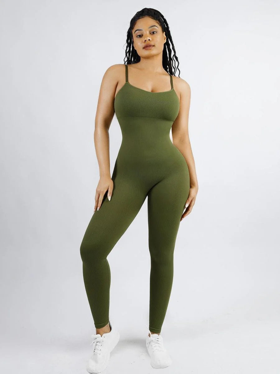 Seamless Shaping Spaghetti Strap Jumpsuit