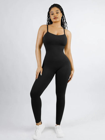 Seamless Shaping Spaghetti Strap Jumpsuit