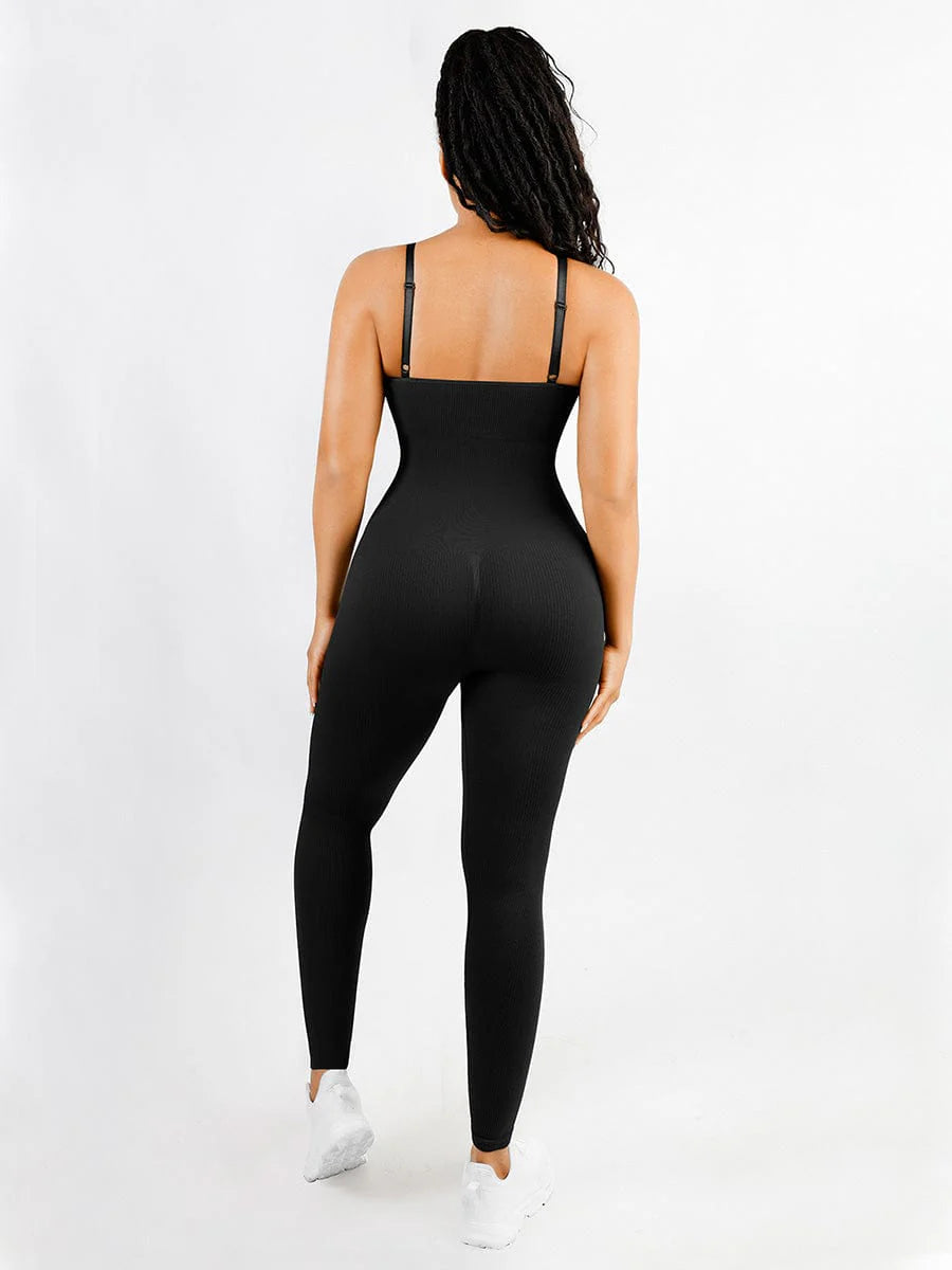 Seamless Shaping Spaghetti Strap Jumpsuit