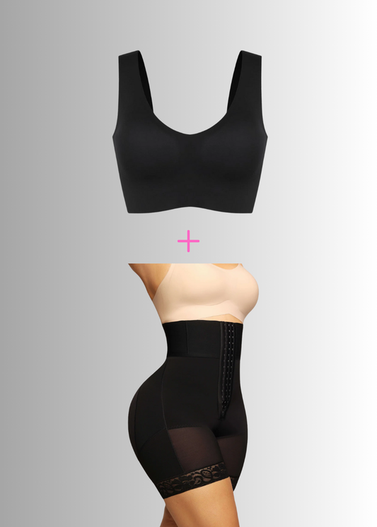 Back Smoothing Bra + Booty Boosting Shorts Bundle #3