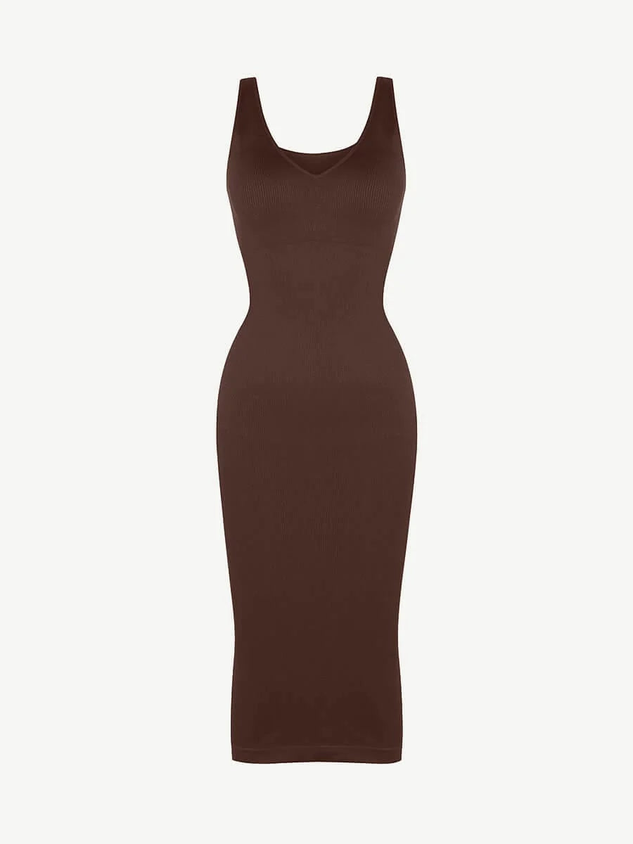 Seamless Shaping V-neck  Dress