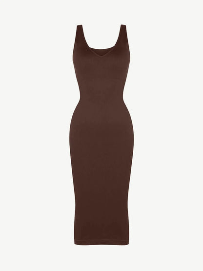 Seamless Shaping V-neck  Dress