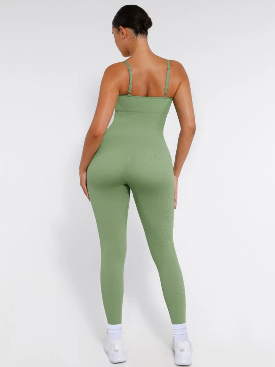 Seamless Shaping Spaghetti Strap Jumpsuit