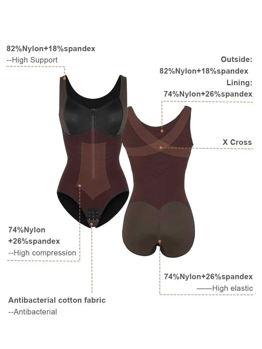 Body levantador de glúteos con control firme