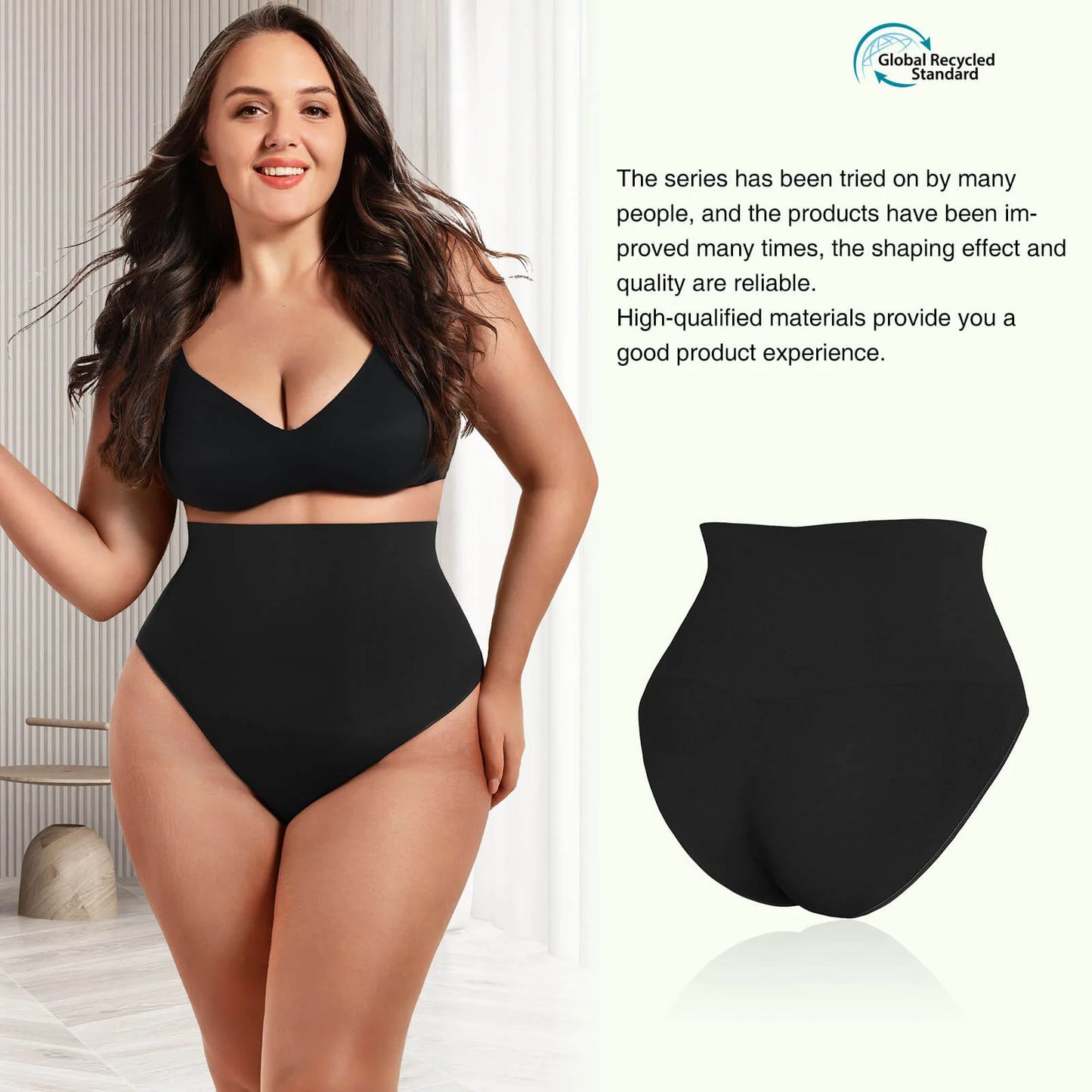 Seamless Mid-Rise Tummy Control Shaping Brief