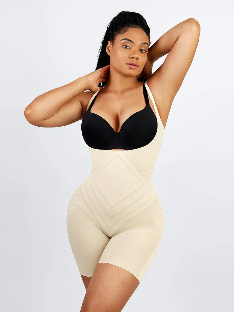 LiquidSculpt Open-Bust Shaping Bodysuit