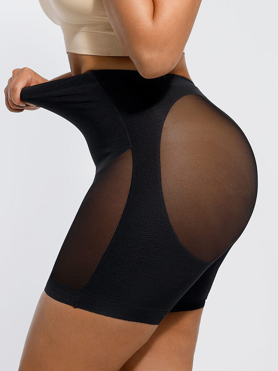 Mesh Tummy Control Low-Back Butt-Lifting Shorts