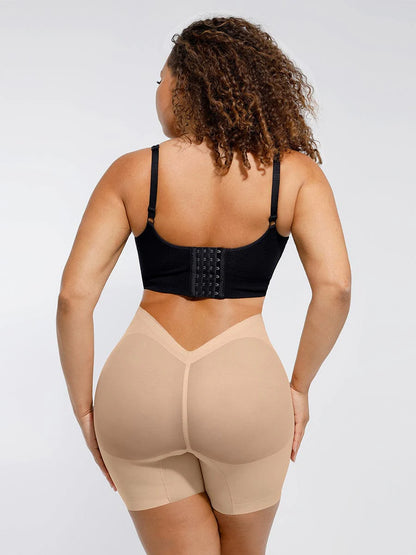 Mesh Tummy Control Low-Back Butt-Lifting Shorts