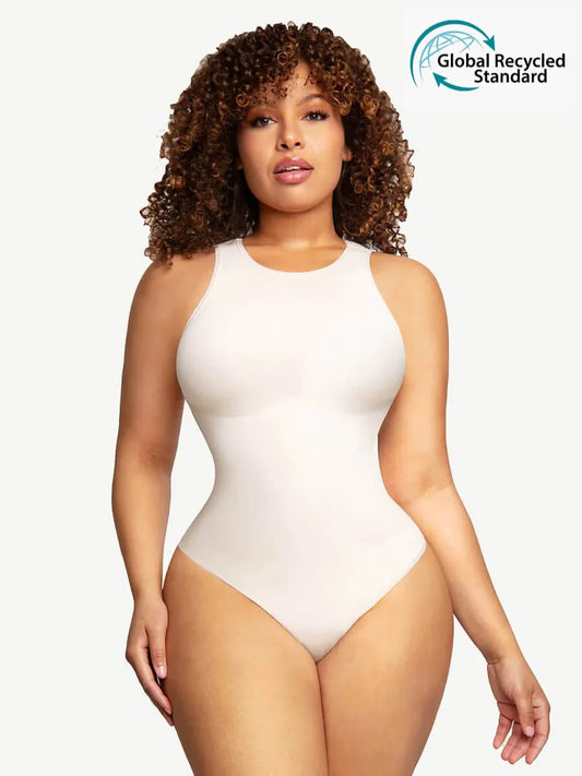 Crew Neck Seamless Shapewear Bodysuit