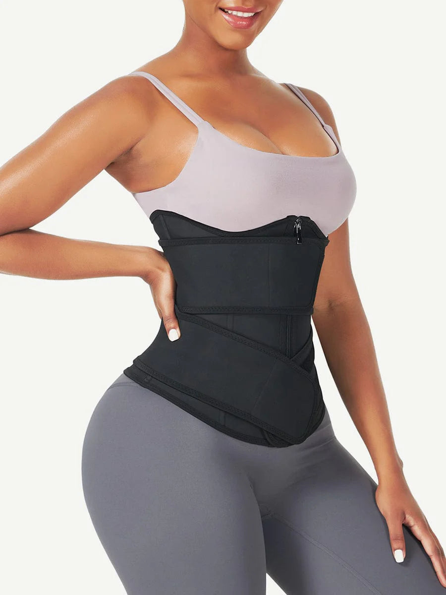 Double Belt Latex Waist Trainer 