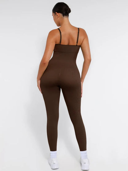 Seamless Shaping Spaghetti Strap Jumpsuit