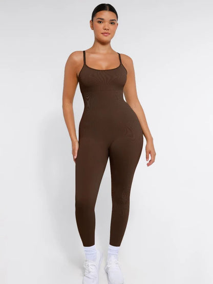 Seamless Shaping Spaghetti Strap Jumpsuit